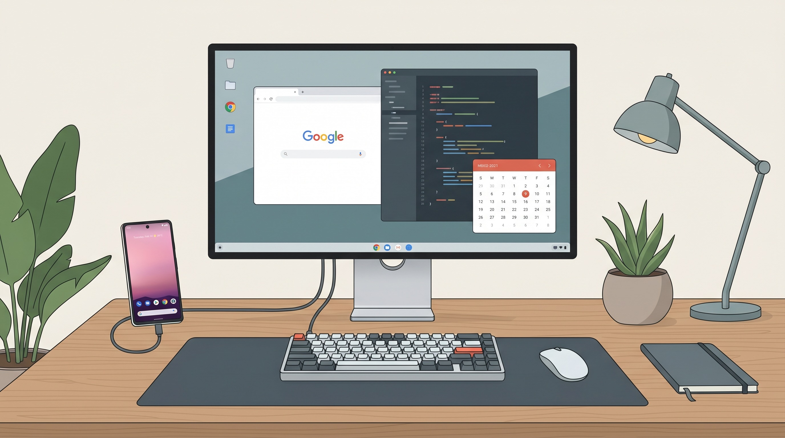 O modo desktop Android está transformando telefones em PCs casuais