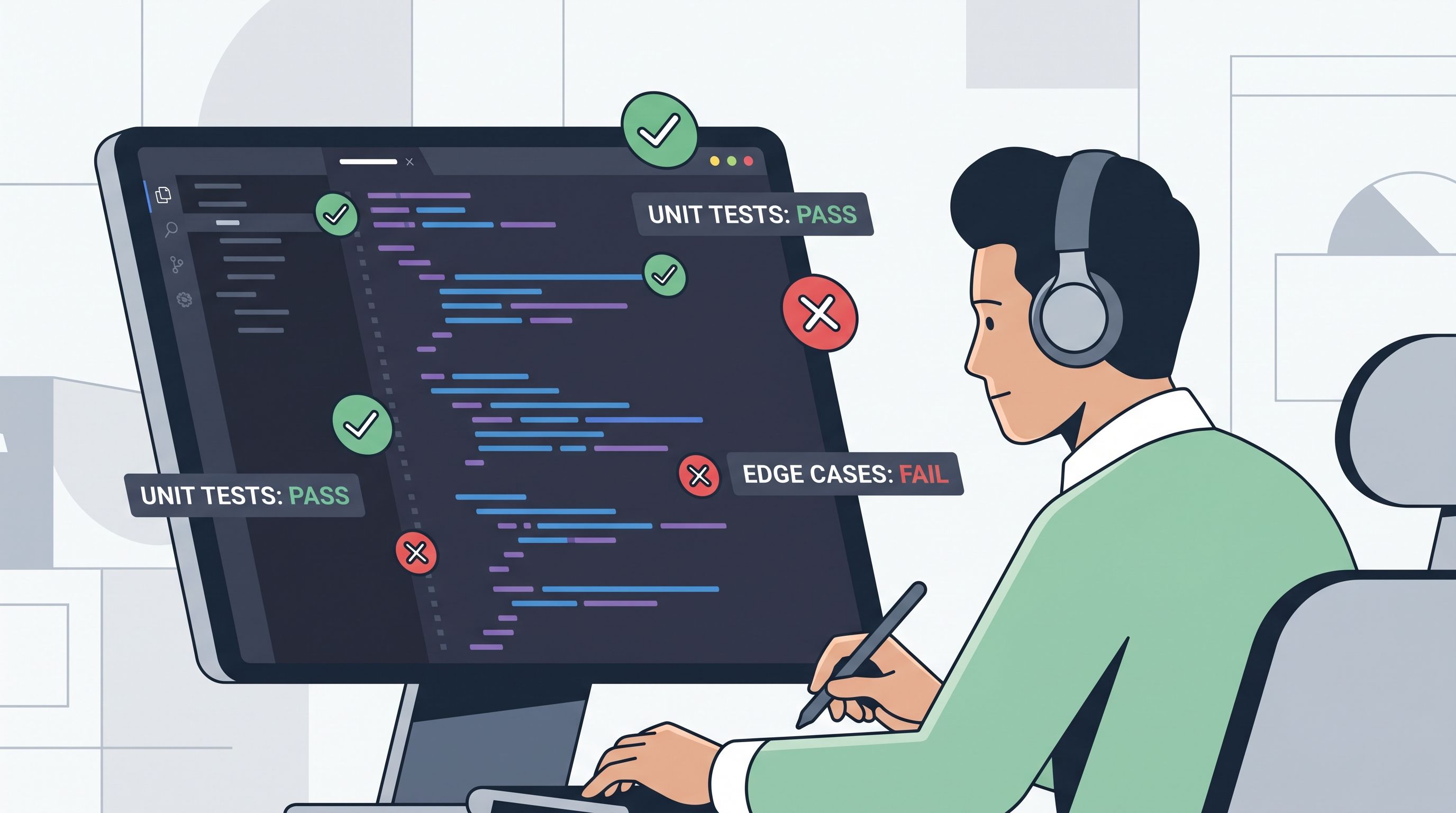 Generate a complete test suite from any function or feature description