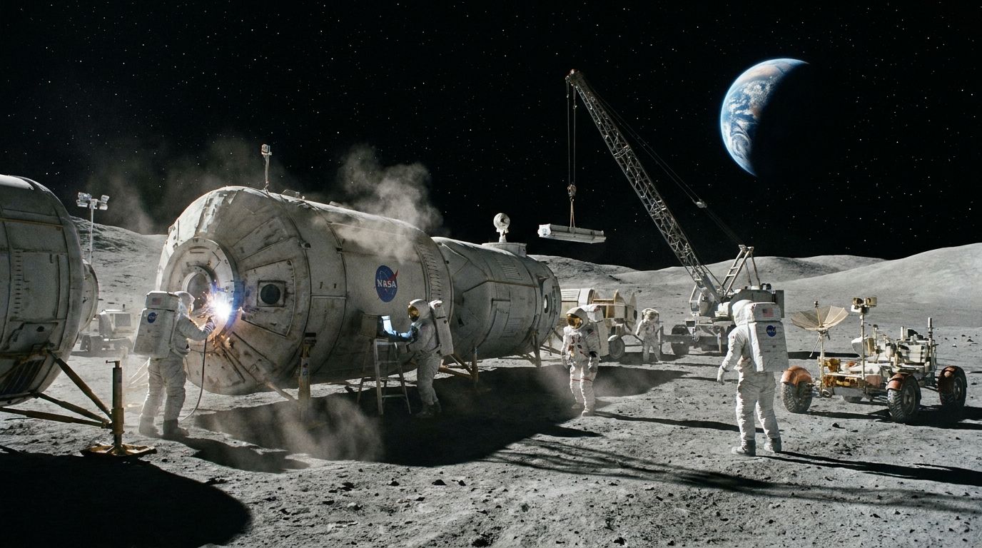 NASA and ESA Lock In the Artemis Lunar Base Camp Design — First Crewed Surface Stay Planned for 2030