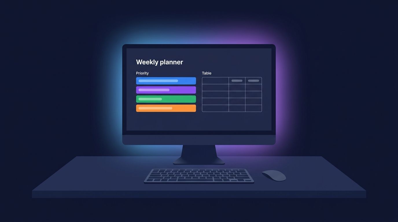 Turn Your Weekly Notes into a Clear Action Plan with This Prompt