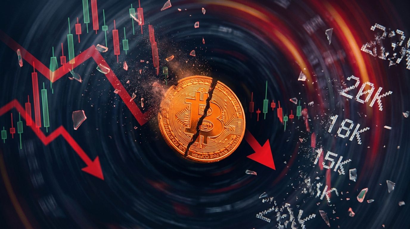 Bitcoin chute à 61 300 $ — son plus bas depuis février — alors que 1,6 milliard $ de positions sont liquidées