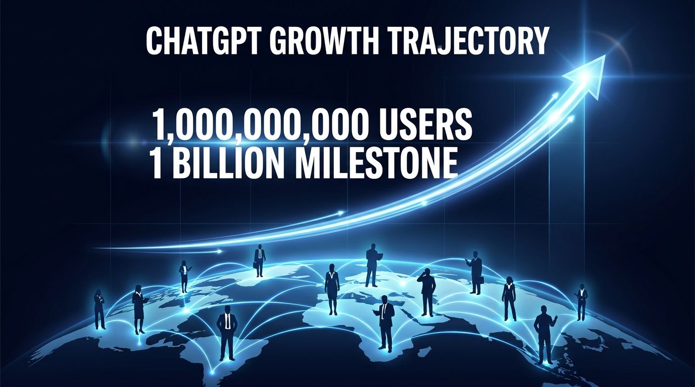 ChatGPT Hits 1 Billion Monthly Users — Faster Than Any App in History